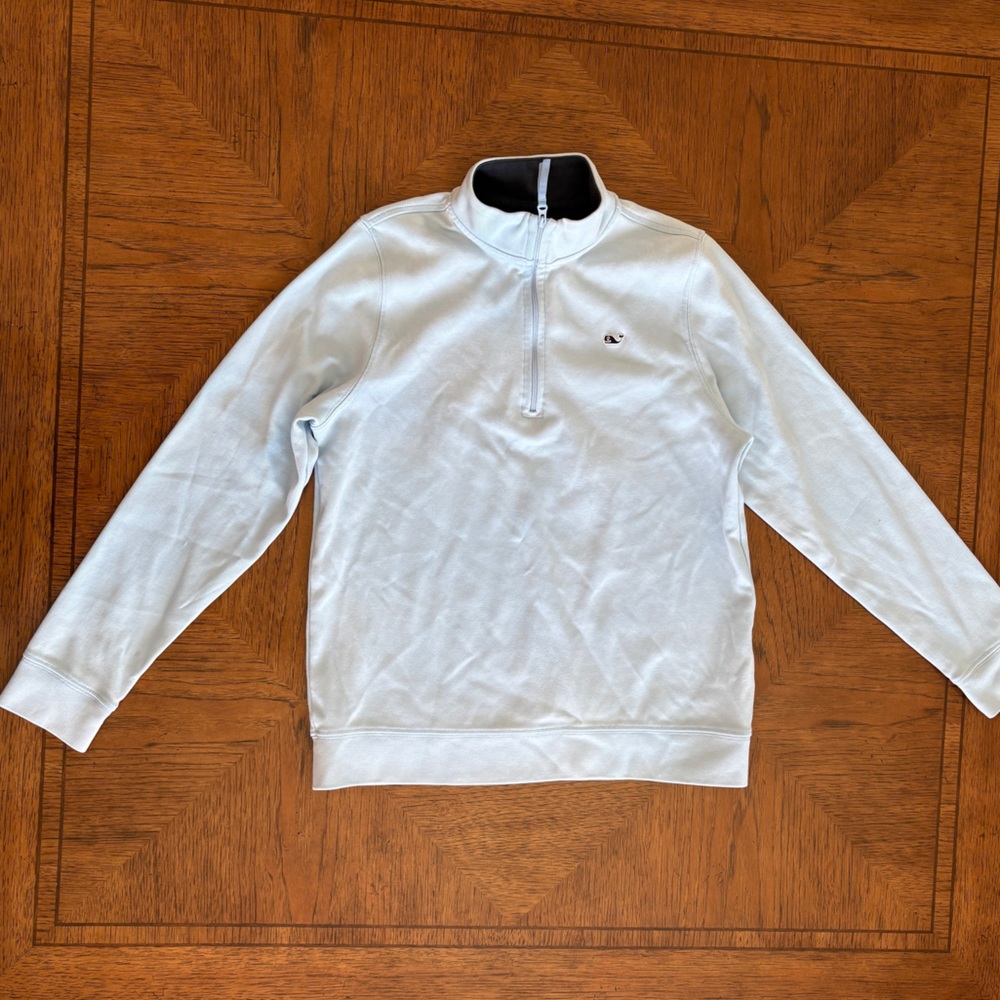 Vineyard Vines Blue and Navy Quarter-Zip